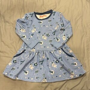 Piccolina Space Sweatshirt Dress